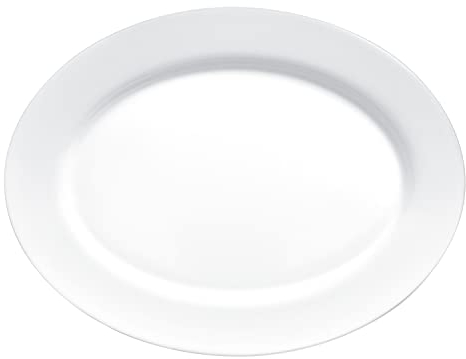 Bormioli Rocco Piatto GRANGUSTO Pesce 35X26,7, White, 36 cm