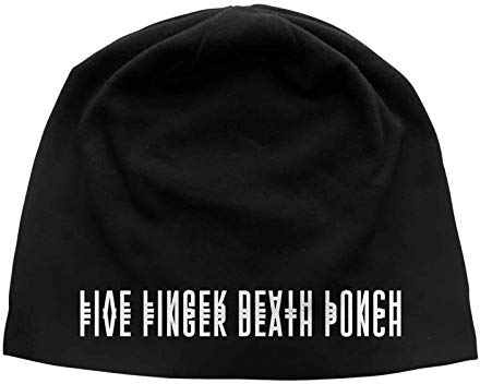 Five Finger Death Punch Mütze Beanie Justice Band Logo offiziell Schwarz Jersey