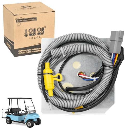 10L0L Carrello da golf a bordo Computer per auto da club elettrico DS Regen II, DS, IQ 101909902 AM12292-01 21155-02 Lester 103697001 48 Volt con spina quadrata a 6 pin