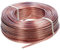 VENTON Lautsprecherkabel 2x2,5 mm² HQ Vollkupfer 30m I Lautsprecherleitung aus reinem Kupfer I HiFi-Kabel für Lautsprecher & Surround Systeme I Boxen Kabel transparent - Made in Europe