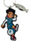 Porte-clés mascotte Euro 2020