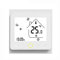 Irishom Tuya ZigBee3.0 Thermostat Intelligent 5A Contrôleur de Température Programmable Hebdomadaire Contrôle APP Commande Vocale Compatible avec Alexa/Google Home