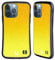 Head Case Designs Yellow Neon Rain Ombre Hybrid Case Compatible With Apple iPhone 13 Pro