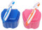 MILISTEN Reiseset Babypflege Set Zahnbadetuhe Zahnersatz Zahnbu?e mit Bürste Zahnbeh?lter mit Zahnreinigungsreiniger- Pinsel- Sieb für Die Reisereinigung (Blau+ Rosa) Babypflege Set Babypflege Set