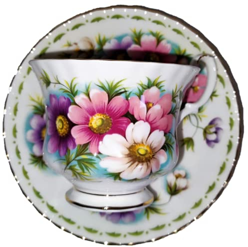 AngiesStrickZauber Vendu : Royal Albert / Original / Fleur du mois / Octobre / 1 tasse - 1 soucoupe / Original / Bone China / Grand