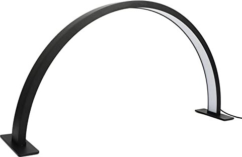 Half Moon Nail Desk Lamp, 35W 28 Inch LED Table Lamp for Nails, Nails Art Arc Table Lamp, Adjustable Brightness and Color Temperature, for Manicure, Tattoo, Lash
