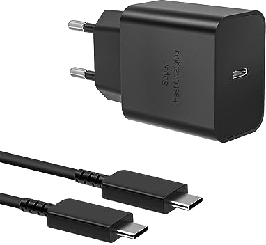 45W USB C Ladegerät für Samsung S24,Cshare GAN PPS PD3.0 Super Schnellladegerät 2.0 für Samsung Galaxy S24 Ultra/S24+/S23 Ultra/S23+/S22/A54,Z Fold/Flip 5,Tab S9 Ultra/S9,mit 2M 5A Typ C Ladekabel