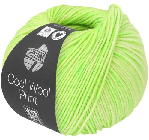 LANA GROSSA Cool Wool Uni | Extrafeine Merinowolle waschmaschinenfest und filzfrei | Handstrickgarn aus 100% Schurwolle (Merino extrafein) | 50g Wolle zum Stricken & Häkeln | 160m Garn FB 6522
