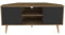 DECOROTIKA - Zahav 120 cm Corner TV Stand TV Unit TV Cabinet with Shelves
