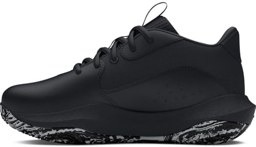 Under Armour Unisex Pre School Lockdown 7, (004) Black/Black/Metallic Silver, 2, US