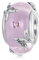 925 Sterling Silber Rosa Murano Glasperle für Pandora-Armbänder,Schmetterlings perlen anhänger, Geschenk für Frauen und Mädchen