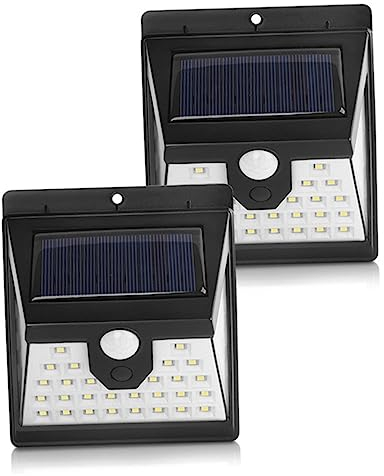 jojofuny 2st Solarsensor Lampe Solar Wandleuchte Außen Außenwandleuchte Sonnenlicht Wandleuchten Für Den Außenbereich Licht Mit Bewegungssensor Für Den Außenbereich Led-sensorlampe Hoflicht