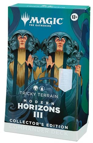 Mazo de Commander de edición de coleccionista de Horizontes de Modern 3, de Magic: The Gathering - Tricky Terrain (Version Anglaise)