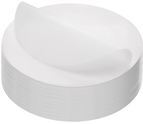 ZEONHAK 800 Pcs 7 Inch Round Parchment Circles, 18 cm White Baking Paper Cake Liners for Cooking