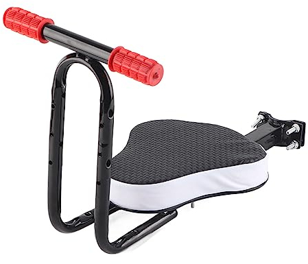 Srliya Vorne Montierter Kinderfahrradsitz, Sicherheits-Kinderfahrrad-Vordersitz, Geeignet Mountainbikes, 60 Kg Tragfähigkeit, MTB-Kindersitz (Quadrat)