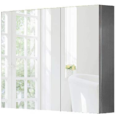 Generisch Badezimmerschrank,Medizinschrank für das Badezimmer, Einzeltür, Aufbewahrungsspiegel, Touch-Licht, Aluminium-Aufbewahrungsschrank (Farbe: Weiß, Größe: 60 x 13 x 70 cm)