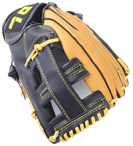 Junterone Professionelle Baseball-Handschuhe für Jugendliche und Erwachsene, Leder-Baseball-Handschuhe, Softball-Training, Catcher-Handschuhe, 11,5