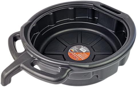 Hero Ölauffangwanne Auffangwanne mit Ausgießer 16 Liter Fassungsvermögen Ø 45cm Mehrzweck Ölwanne Öldienst Schüssel Ölwechsel tragbarer Ölauffangbehälter