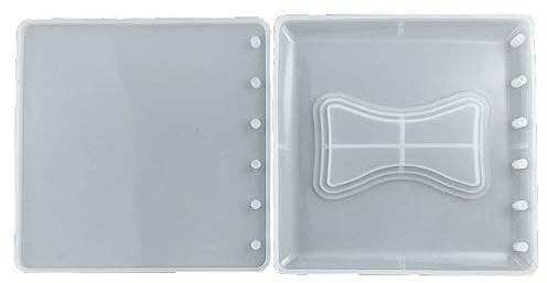 Handgemachte Notizbuchhülle Silikonform Resin Notizbuch Gussformen Epoxidharzform/Klare Schnallen Für Die Schule