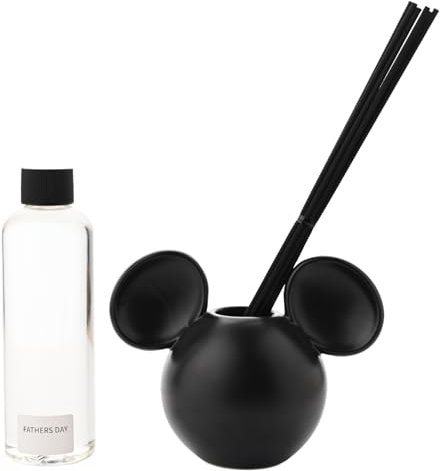 Disney – Mickey Mouse Keramikgefäß duftender Duftdiffusor mit Duft – Bergamotte & Grapefruit – Offiziell lizenziertes Disney-Produkt – H 9 x B 14 cm
