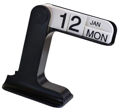 Flipping Permanent Kalender Desktop Monatskalender mit Datum Woche Monat Anzeige für Büro Schule