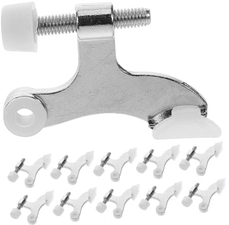 GLEAVI 15pcs Robust Zinc Alloy Door Hinge Stops Heavy Duty Door Hinge Pin Stops Secure Fit