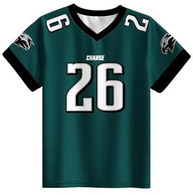 Hjshfue Kids Football Jersey Boys and Girls Mesh Athletic Sports Shirt Breathable Lightweight Training Jerseys