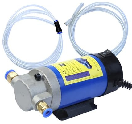 12V-24V Oil Extractor Pump Electric Scavenge Suction Transfer Change With Tubes 100W 4L 1Pcs(12V)