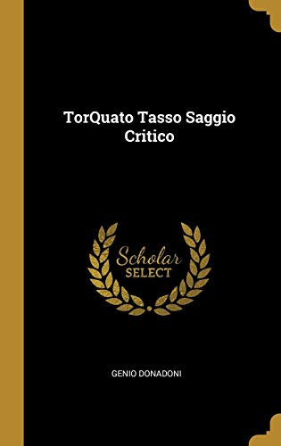 Torquato Tasso Saggio Critico