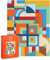 Galison 9780735381346 Frank Lloyd Wright Dezember Gifts – 500-teiliges Buchbox-Puzzle mit architektonischen geometrischen Kunstwerken, verpackt in magnetischer Box in Buchgröße