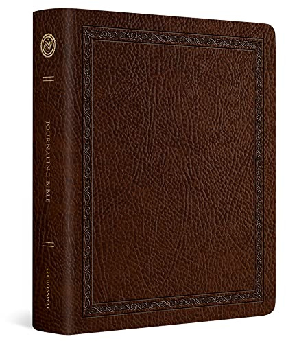 ESV Journaling Bible (Bonded Leather, Mocha, Threshold Design)