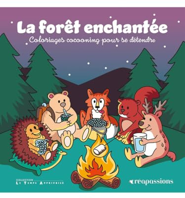 La forêt enchantée - Coloriages cocooning pour se détendre
