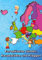 Europäische Länder, Hauptstädte und Flaggen malen und lernen: Europa Malbuch für Kinder, Geografie für Kinder von 4 bis 9 Jahren.