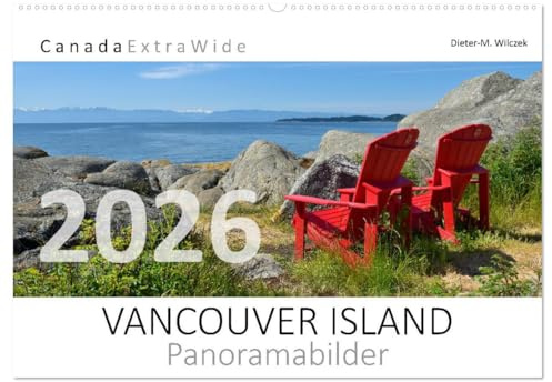 Vancouver Island Panoramabilder (Wandkalender 2026 DIN A2 quer), CALVENDO Monatskalender: Die wunderschönen, ausdrucksstarken und emotionalen ... Outdoor-Enthusiasten ist. (CALVENDO Natur)