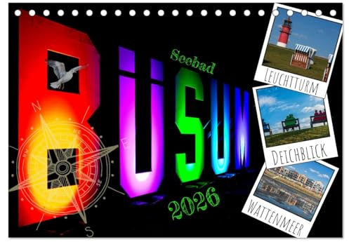 Seebad Büsum (Tischkalender 2026 DIN A5 quer), CALVENDO Monatskalender: Ein Jahr voller Schönheit und voller Küstensehnsucht. (CALVENDO Orte)