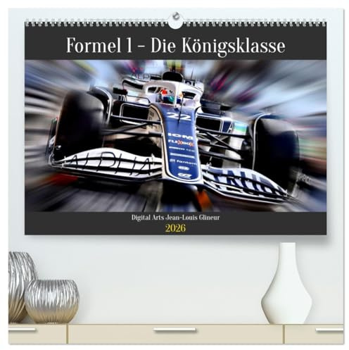 Formel 1 - Die Königsklasse (hochwertiger Premium Wandkalender 2026 DIN A2 quer), Kunstdruck in Hochglanz: Motorsport in künstlerischer Optik (CALVENDO Mobilitaet)