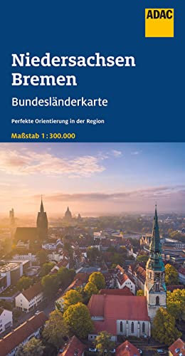 ADAC Bundesländerkarte Deutschland Blatt 03 Niedersachsen/Bremen 1:300 000: Straßenkarte und Autokarte (ADAC BundesländerKarten Deutschland)