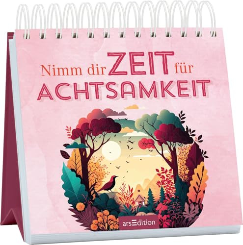 Nimm dir Zeit für Achtsamkeit: Inspirierender Aufsteller für mehr Achtsamkeit im Alltag
