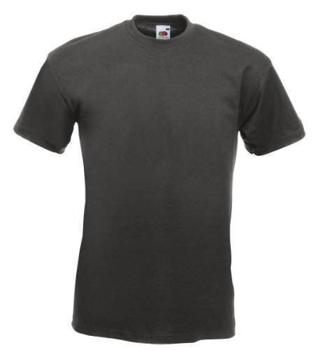 Fruit of the Loom Men s Super Premium Short Sleeve T Shirt Light Graphite L