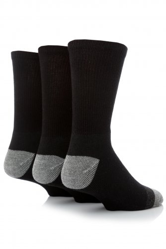 Workforce Mens 3 Pair Work Wear Socks In 2 Colours