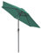 Greenbay 2.5M Round Garden Parasol Umbrella Patio Outdoor Sun Shade Aluminium Crank Tilt Mechanism Green