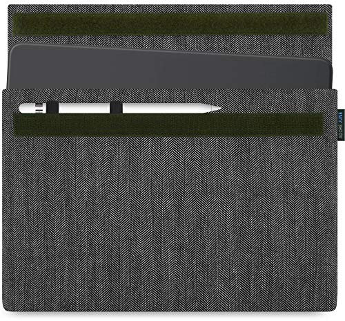 Adore June Business Étui pour Apple iPad Air 10.5 2019, Apple iPad Pro 11 et Apple iPad Pro 10 5 10,5/11 Pouces, avec Support Apple Pencil, Gris/Noir