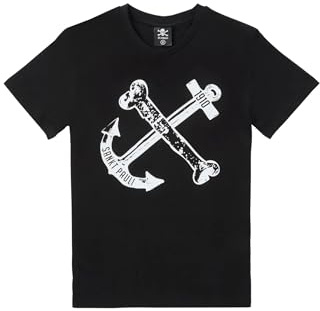 FC St. Pauli T-Shirt Anker Schwarz
