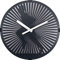 NeXtime Designer Wanduhr Running Man, mit optischer Illusion - Mann joggt, ø 30,5 cm
