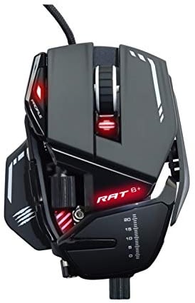MAD CATZ R.A.T. 8+ Gaming Mouse (USB/Black/16000dpi/11 Buttons) - MR05DCINBL000-0