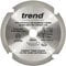 Trend PCD Fibre Cement Circular Saw Blade, 160mm Diameter, 20mm Bore, 4 Teeth, 1.8mm Kerf, +12° Hook, PCD, Coarse Finish, PCD/FSB/1604
