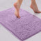 LuxUrux Tapis De Bain-Tapis De Salle De Bain Douche en Peluche Extra-Doux, Matériau en Microfibre Chenille 1 ``, Tapis De Bain Shaggy Super Absorbant |Lavande|15 X 23