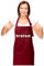 GRILLHIT X Kochschürze, Schürze weinrot: Bratort - Geschenk für Frauen, Mama, Oma oder Freundin zum Geburtstag, Muttertag und Weihnachten