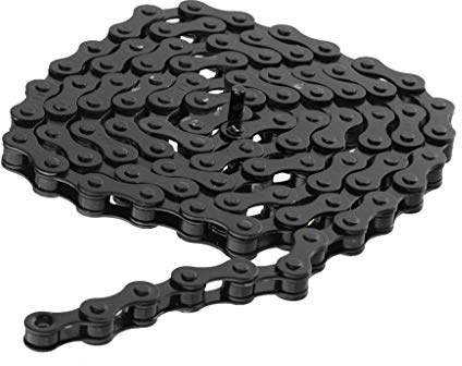 Inzopo Fahrradkette, hohe Festigkeit, Stahl, Singlespeed, Fixie Bike BMX Fahrrad