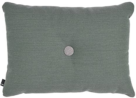 HAY Kissen inklusive Füllung Dot Steelcut Trio aus Baumwolle und Nylon in der Farbe Grün, Maße: 60cm x 45cm, 507017 1 Stück (1er Pack)